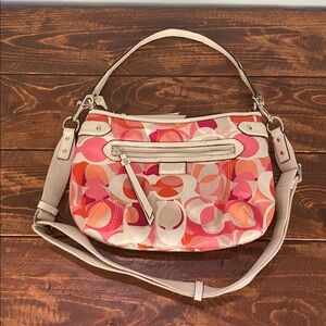Coach Signature Pink Bag